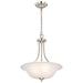 Nuvo Lighting - 60-4147 - Three Light Pendant - Surrey - Brushed Nickel