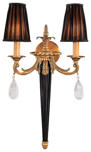 Metropolitan Family Two Light Wall Sconce French Gold