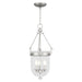 Livex Lighting - 5064-91 - Three Light Pendant - Jefferson - Brushed Nickel