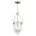 Livex Lighting - 5064-91 - Three Light Pendant - Jefferson - Brushed Nickel