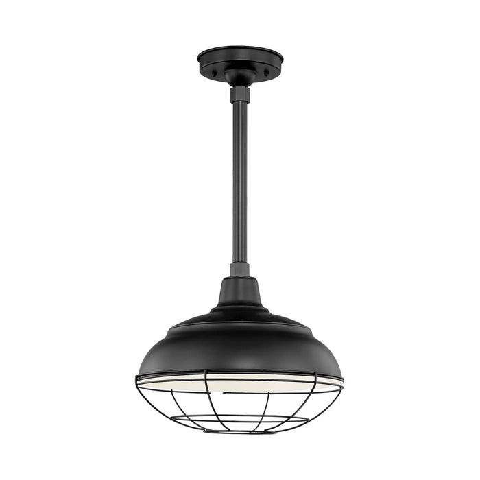 Millennium - RWHS14-SB - One Light Pendant - R Series - Satin Black