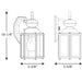 Progress Lighting - P5756-31 - One Light Wall Lantern - Carriage Classics - Black