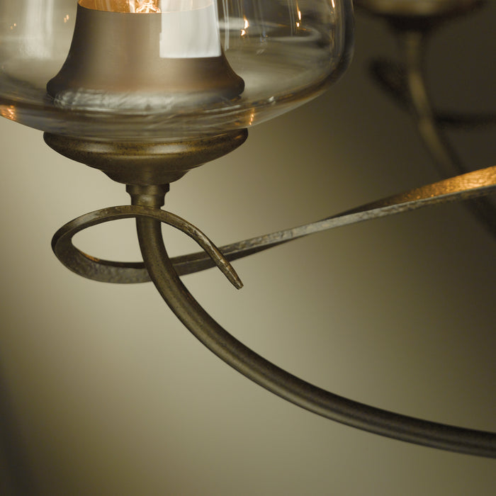 Hubbardton Forge - 103040-SKT-05-ZM0236 - Five Light Chandelier - Flora - Bronze