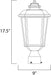 Radcliffe Outdoor Pole/Post Lantern-Exterior-Maxim-Lighting Design Store