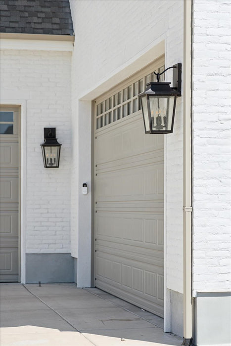 Chandler Four Light Outdoor Wall Lantern Black-Exterior-Capital Lighting-Lighting Design Store