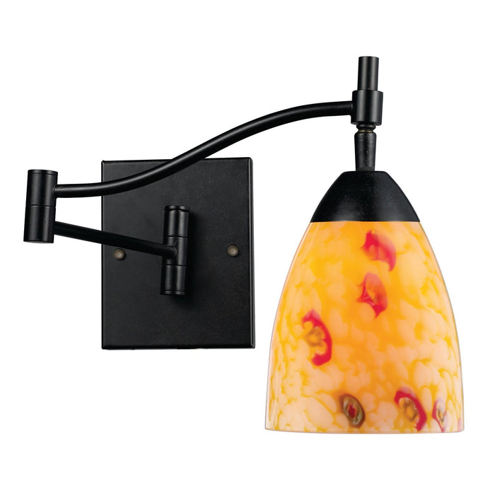 ELK Home - 10151/1DR-YW - One Light Wall Sconce - Celina - Dark Rust