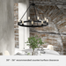 Saddlewood Chandelier-Mid. Chandeliers-Hunter-Lighting Design Store
