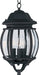 Maxim - 1036BK - Three Light Outdoor Hanging Lantern - Crown Hill - Black