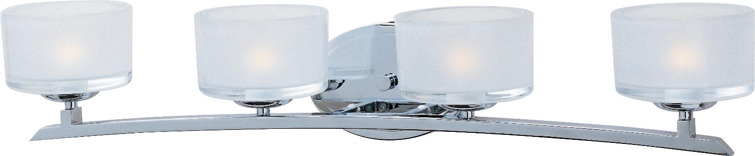 Maxim - 19054FTPC - Four Light Bath Vanity - Elle - Polished Chrome