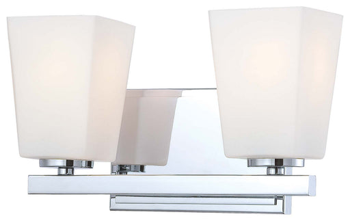 City Square Two Light Bath Chrome