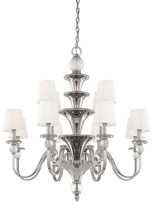 Metropolitan - N6611-613 - 12 Light Chandelier - Aise - Polished Nickel