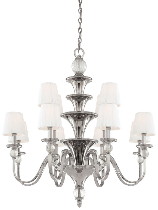 Metropolitan - N6611-613 - 12 Light Chandelier - Aise - Polished Nickel