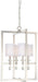Metropolitan - N6841-613 - Four Light Pendant - Chadbourne - Polished Nickel