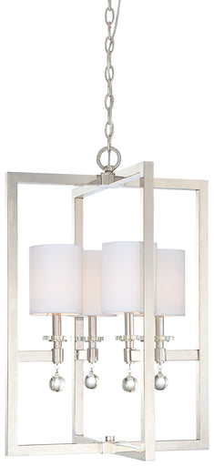 Chadbourne Four Light Pendant Polished Nickel