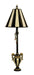 ELK Home - 91-234 - One Light Table Lamp - Carnival Stripe - Antique Black