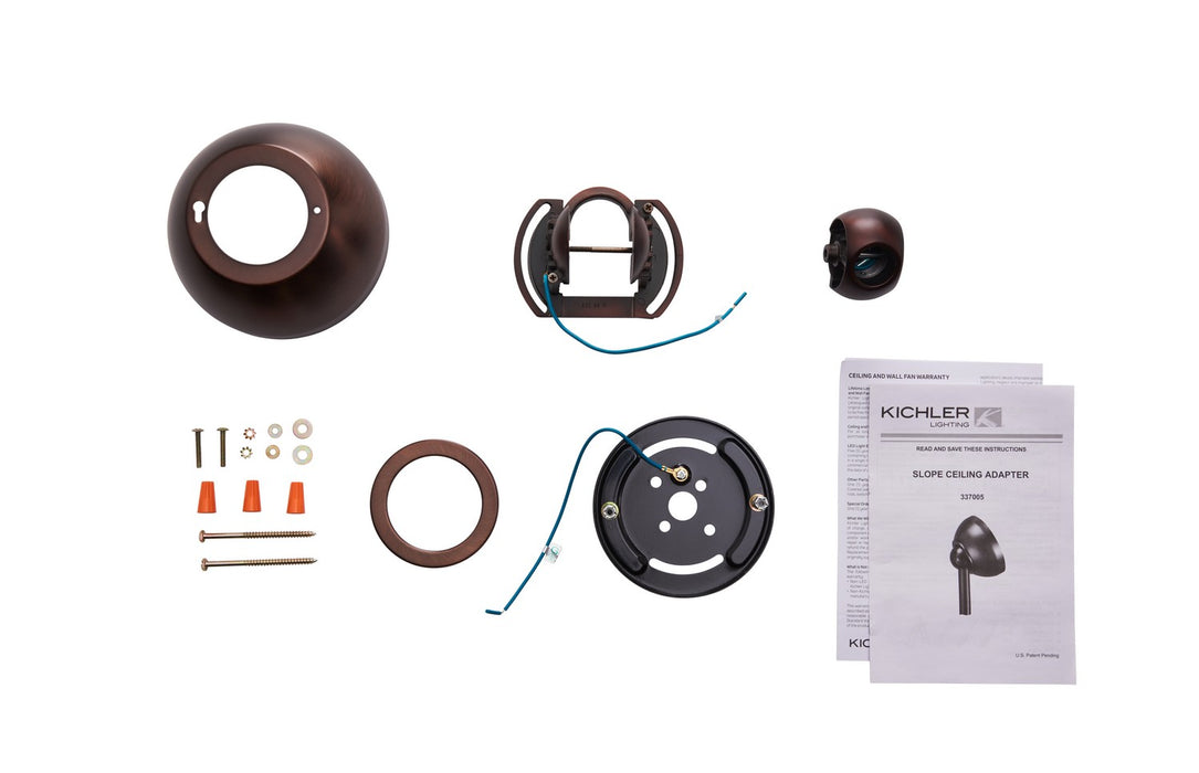 Kichler - 337005OBB - Slope Adapter - Accessory - Oil Brushed Bronze