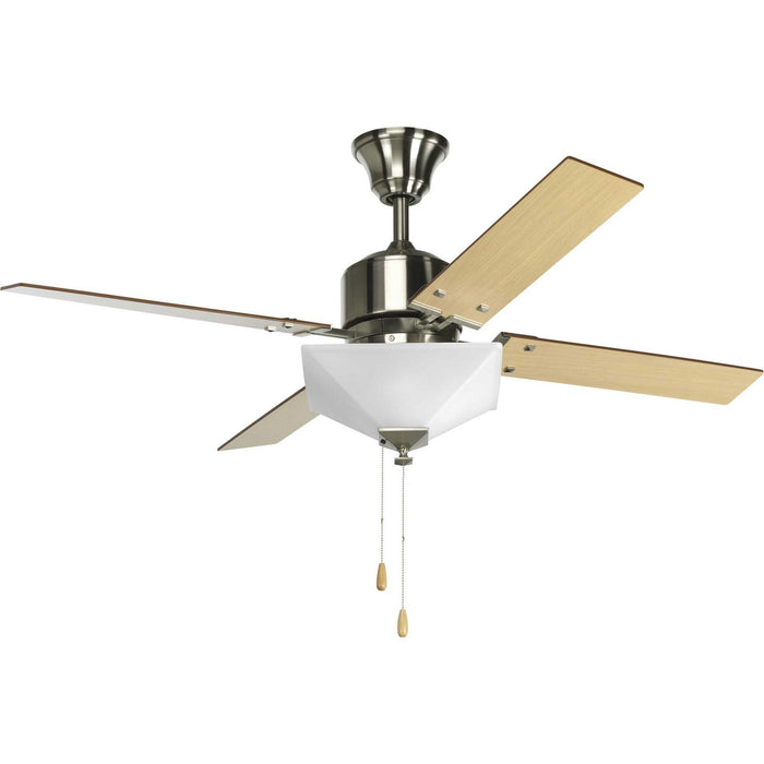 Progress Lighting - P2531-09 - 52" Ceiling Fan - North Park - Brushed Nickel