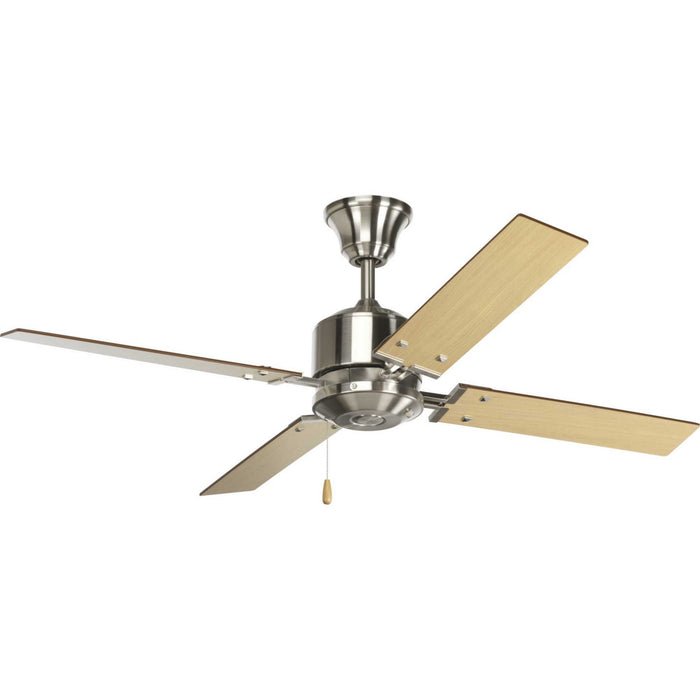 Progress Lighting - P2531-09 - 52" Ceiling Fan - North Park - Brushed Nickel