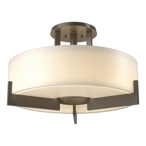Axis Three Light Semi-Flush Mount Dark Smoke