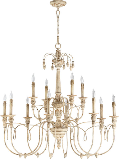 Salento 12 Light Chandelier Persian White