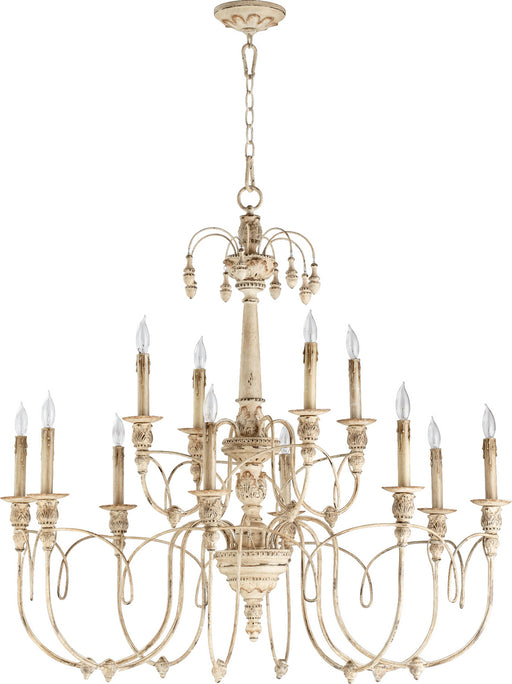 Quorum - 6106-12-70 - 12 Light Chandelier - Salento - Persian White