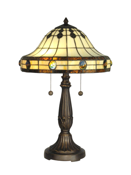 Dale Tiffany - TT10034 - Two Light Table Lamp - Museum - Tiffany Bronze