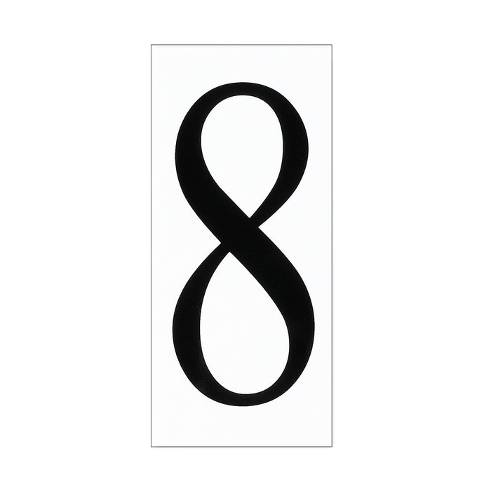 Generation Lighting - 90618-68 - Address Number Tile - Address Light - White Plastic