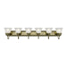 Livex Lighting - 1006-01 - Six Light Bath Vanity - Belmont - Antique Brass