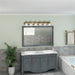 Livex Lighting - 1006-01 - Six Light Bath Vanity - Belmont - Antique Brass