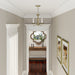Livex Lighting - 5009-01 - Three Light Mini Chandelier/Ceiling Mount - Williamsburgh - Antique Brass