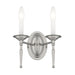 Livex Lighting - 5122-91 - Two Light Wall Sconce - Williamsburgh - Brushed Nickel