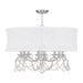 Livex Lighting - 6308-91 - Eight Light Chandelier - Newcastle - Brushed Nickel