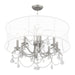 Livex Lighting - 6308-91 - Eight Light Chandelier - Newcastle - Brushed Nickel