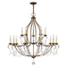 Livex Lighting - 6429-71 - 15 Light Chandelier - Chesterfield - Hand Applied Venetian Golden Bronze