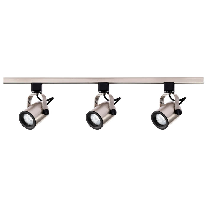 Nuvo Lighting - TK354 - Three Light Track Kit - Track Lighting Kits Brushed Nickel - Brushed Nickel