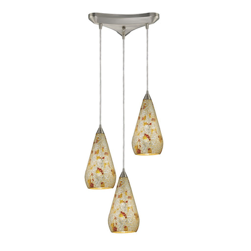 Curvalo Three Light Pendant