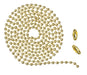 Craftmade - C3-BB - 36" Beaded Chain - Beaded Chain - Bright Brass