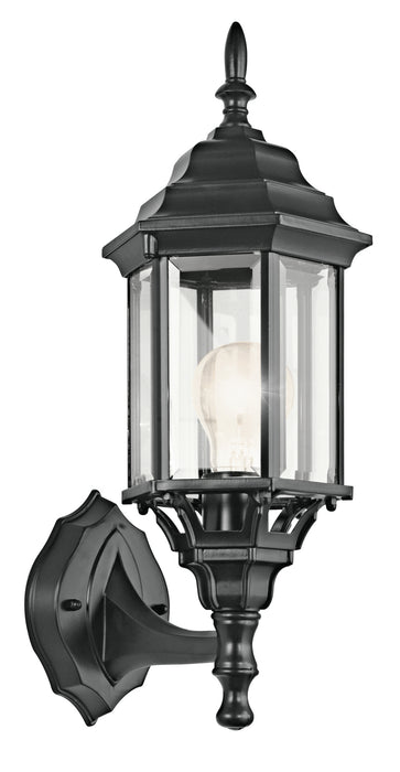 Kichler - 49255BK - One Light Outdoor Wall Mount - Chesapeake - Black