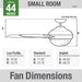 Radeon 44" Ceiling Fan-Fans-Hunter-Lighting Design Store