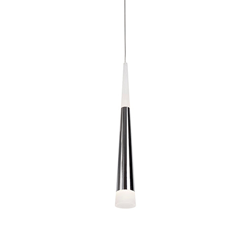 Ultra LED Pendant Chrome-Mini Pendants-Kuzco Lighting-Lighting Design Store