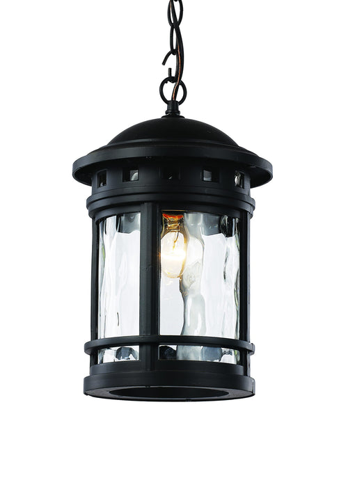 Boardwalk One Light Hanging Lantern Rust-Exterior-Trans Globe Imports-Lighting Design Store