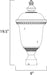 Carriage House VX Outdoor Pole/Post Lantern-Exterior-Maxim-Lighting Design Store