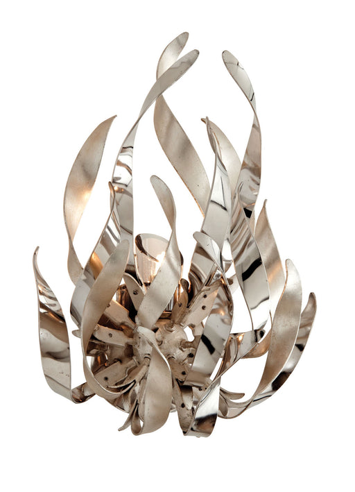 Corbett Lighting - 154-11-SL/SS - One Light Wall Sconce - Graffiti - Silver Leaf Polished Stainless