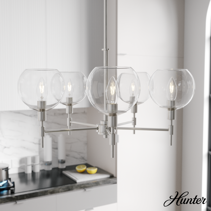 Xidane Chandelier-Mid. Chandeliers-Hunter-Lighting Design Store
