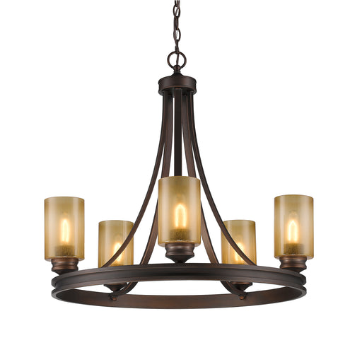 Hidalgo Five Light Chandelier Sovereign Bronze