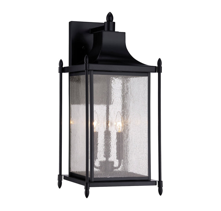 Savoy House - 5-3453-BK - Three Light Wall Lantern - Dunnmore - Black
