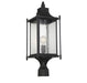 Savoy House - 5-3454-BK - One Light Post Lantern - Dunnmore - Black