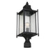 Savoy House - 5-3454-BK - One Light Post Lantern - Dunnmore - Black