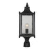 Savoy House - 5-3454-BK - One Light Post Lantern - Dunnmore - Black