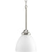 Progress Lighting - P5131-09 - One Light Pendant - Heart - Brushed Nickel